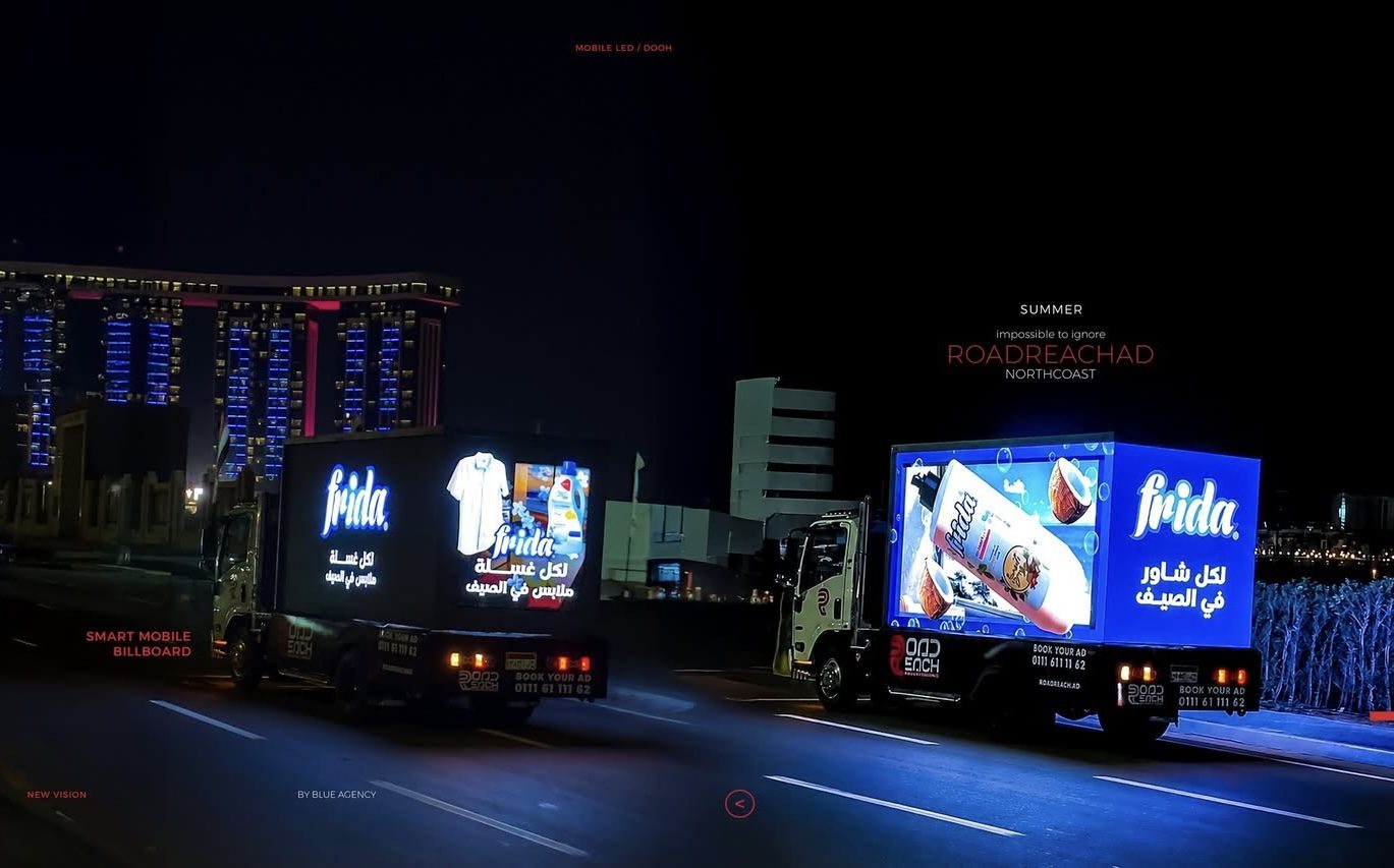 How Frida's Campaign Won the North Coast on a Road Reach Mobile LED Screen